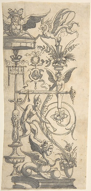 Anonymous, Italian, 16th century ?, After Cornelis Bos , Aft-16x12"(A3) Poster