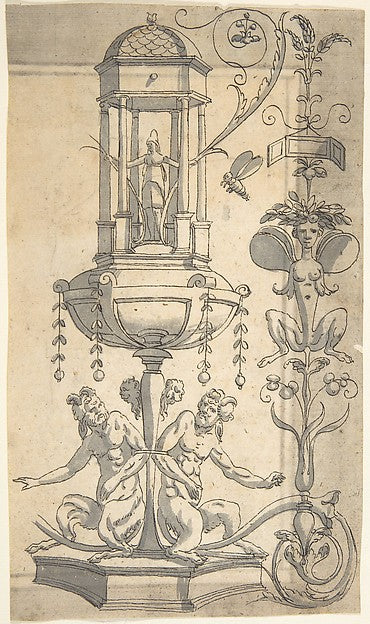 Anonymous, Italian, 16th century ?, After Cornelis Bos:Cande-16x12"(A3) Poster