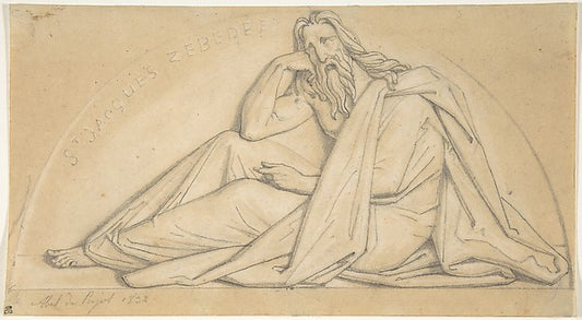 John the Apostle  for the church of St. Vaast in Arras 1832-Al,16x12"(A3) Poster