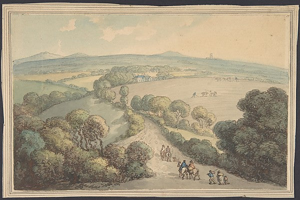 Landscape 1780–1827-Thomas Rowlandson,  Poster Print Wall Art
