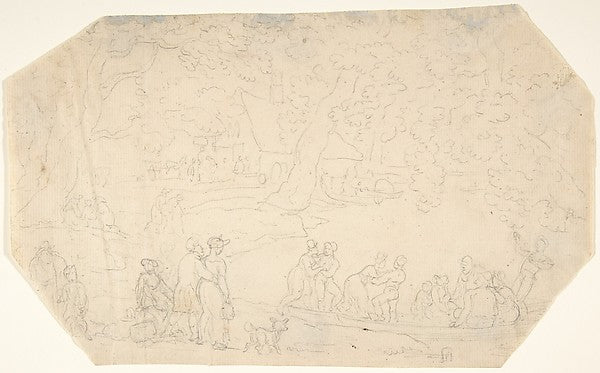 The Social Day from the "World of Miniature" 1775–1827-Thomas,  Poster Print Wall Art