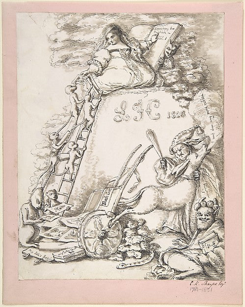 Repository for Rubbish  vol. I  L.F.C 1828  Illustration for c,  Poster Print Wall Art