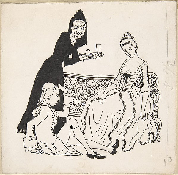 Illustration for Voltaire's "Candide" c1928-Norman Tealby,  Poster Print Wall Art