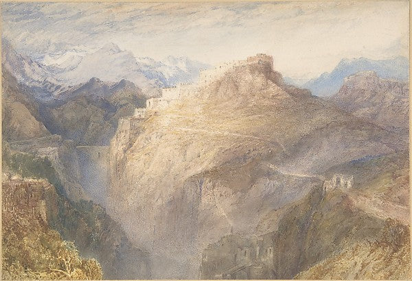 Fort of L'Essillon  Val de la Maurienne  France 1836-Joseph Ma,  Poster Print Wall Art