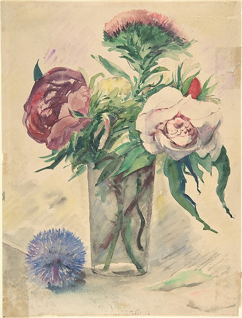 Flowers in a Vase c1884–1904-Zacharie Astruc,16x12"(A3) Poster