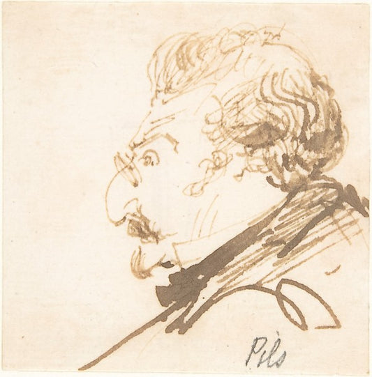 Portrait of Isidore Pils 1872–75-Théodore Ballu,16x12"(A3) Poster