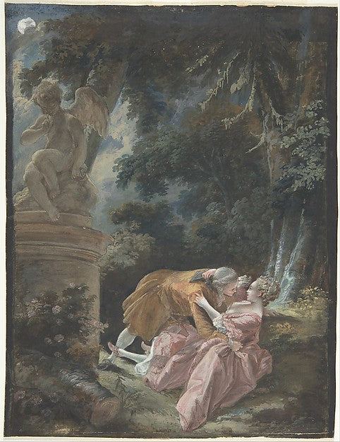 La Nuit -Pierre Antoine Baudouin,16x12"(A3) Poster