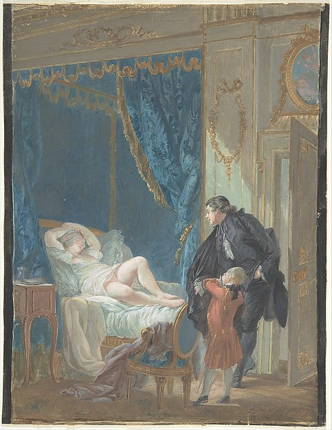 Le Matin -Pierre Antoine Baudouin,16x12"(A3) Poster