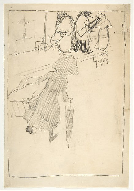 The Little Laundry Girl  1895–96-Pierre Bonnard,16x12