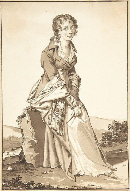 Portrait of Charlotte Corday n.d.-Jean-Baptiste-François Bosio,16x12"(A3) Poster