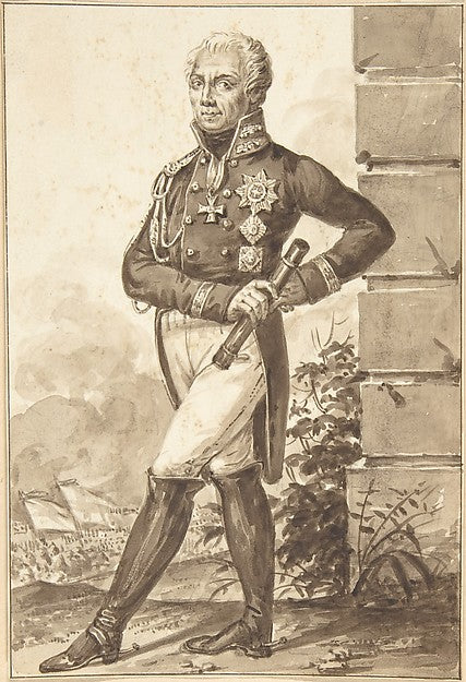 Portrait of Count Levin August von Bennigsen n.d.-Jean-Baptist,16x12"(A3) Poster