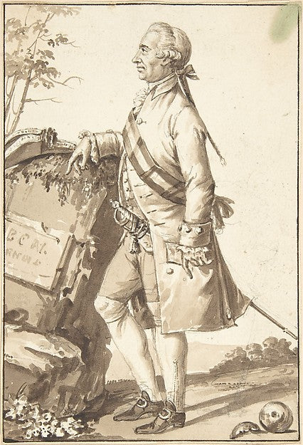 Portrait of Karl Wilhelm Ferdinand n.d.-Jean-Baptiste-François,16x12"(A3) Poster