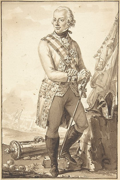 Portrait of Karl Ludwig Johann n.d.-Jean-Baptiste-François Bos,16x12"(A3) Poster