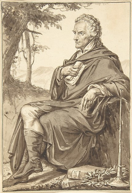 Portrait of Count Vittorio Alfieri n.d.-Jean-Baptiste-François,16x12"(A3) Poster