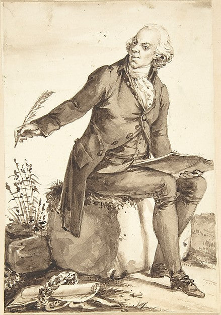 Portrait of Jacques Delille n.d.-Jean-Baptiste-François Bosio,16x12"(A3) Poster