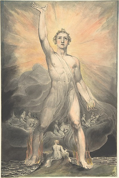 Angel of the Revelation  c1803–5-William Blake,16x12"(A3) Poster