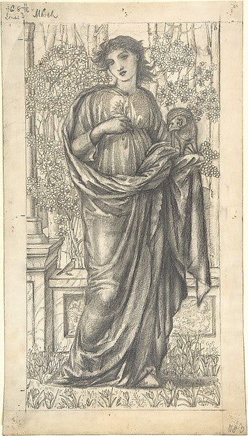 The Month of March c1866-Sir Edward Burne-Jones,  Poster Print Wall Art