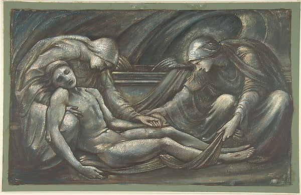 The Entombment 1879-Sir Edward Burne-Jones,  Poster Print Wall Art
