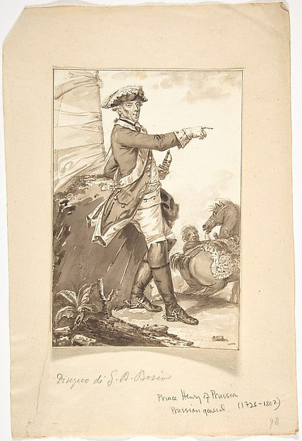 Portrait of Prince Henry of Prussia n.d.-Jean-Baptiste-Françoi,16x12"(A3) Poster
