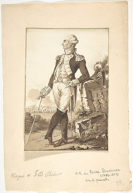 Portrait of C.-F. du Perier Dumouriez n.d.-Jean-Baptiste-Franç,16x12"(A3) Poster