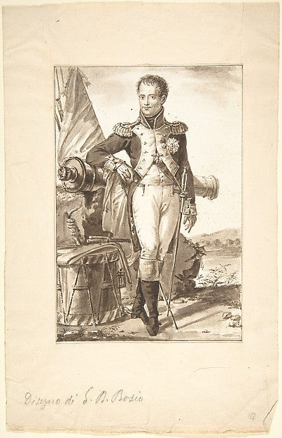 Portrait of Joseph Bonaparte n.d.-Jean-Baptiste-François Bosio,16x12"(A3) Poster