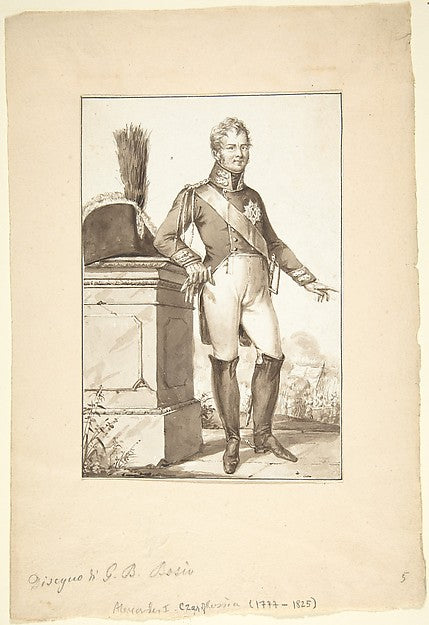 Portrait of Alexander I  Czar of Russia n.d.-Jean-Baptiste-Fra,16x12"(A3) Poster