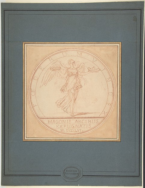Design for medal commemorating the capture of Port Mahon 18th,16x12"(A3)Poster