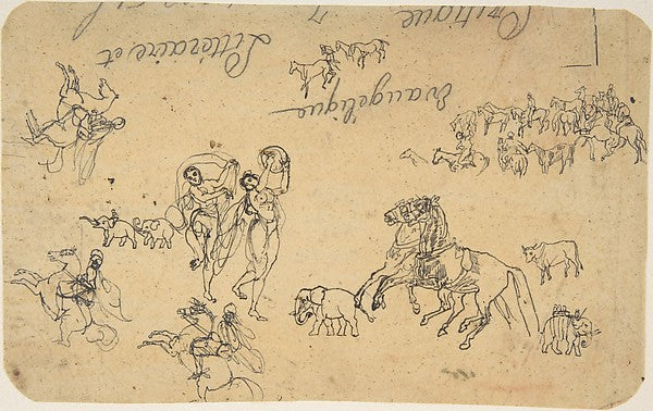 Various Studies-Rodolphe Bresdin,  Poster Print Wall Art