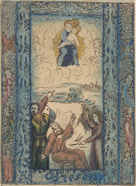 Design for a Stained Glass Window-Rodolphe Bresdin, Poster Print