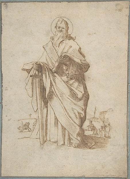 St. Paul early 17th cent-After Jacques Callot,16x12"(A3) Poster