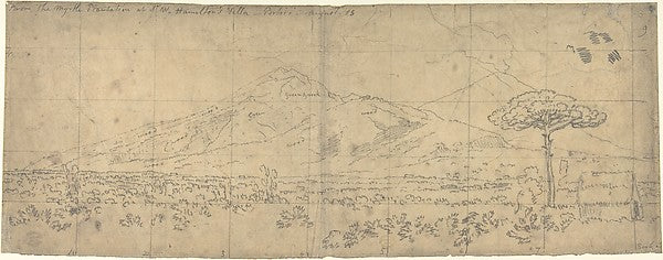 View of Vesuvius August 18 [1782]-John Robert Cozens,16x12"(A3) Poster