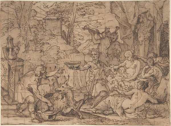 The Nurture of Jupiter-Jean-Baptiste Corneille,  Poster Print Wall Art