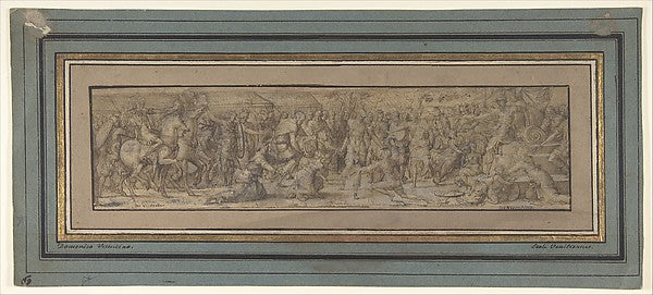 Cassandra preventing Deiphobe from killing Paris 16th cent-Jea,  Poster Print Wall Art