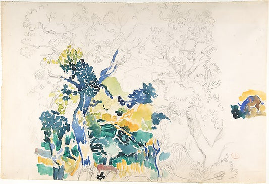 Landscape n.d.-Henri-Edmond Cross ,16x12"(A3) Poster