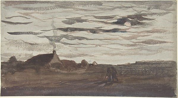 Moonlight c1860-Charles-François Daubigny,  Poster Print Wall Art
