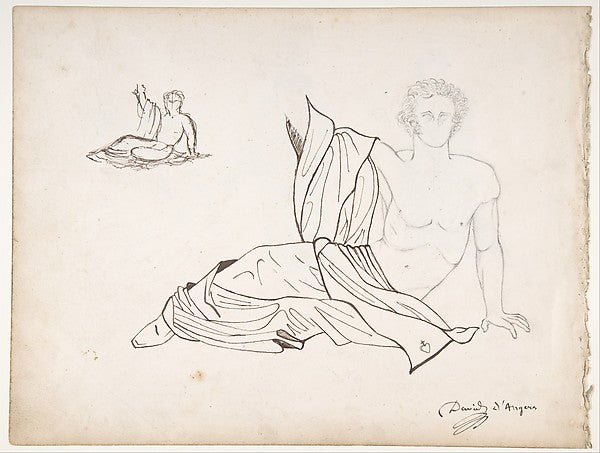 General Bonchamp Shown in a Pose Designed for His Tomb  19th c,16x12"(A3) Poster