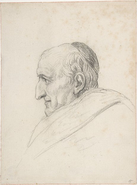 The Cardinal Pacca n.d.-Jacques Louis David,16x12"(A3) Poster
