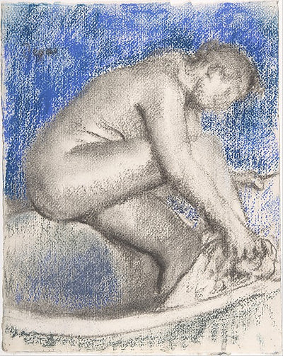 The Bath 1895 or before-Edgar Degas,16x12"(A3) Poster