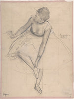 Dancer Adjusting Her Slipper 1873-Edgar Degas,16x12"(A3) Poster