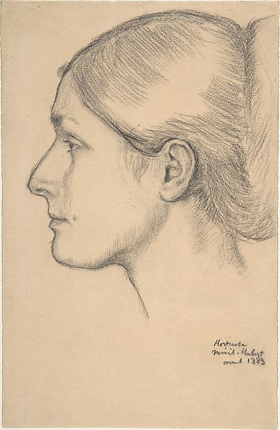 Portrait of Hortense Valpinçon  1883,16x12"(A3) Poster