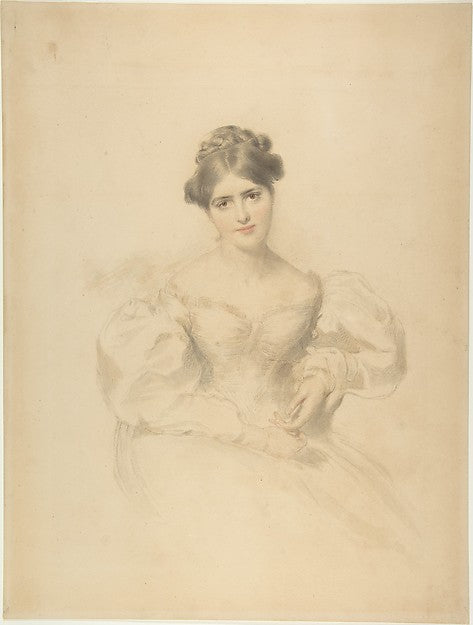 Frances Anne  Kemble 19th cent-After Sir Thomas Lawrence,  Poster Print Wall Art