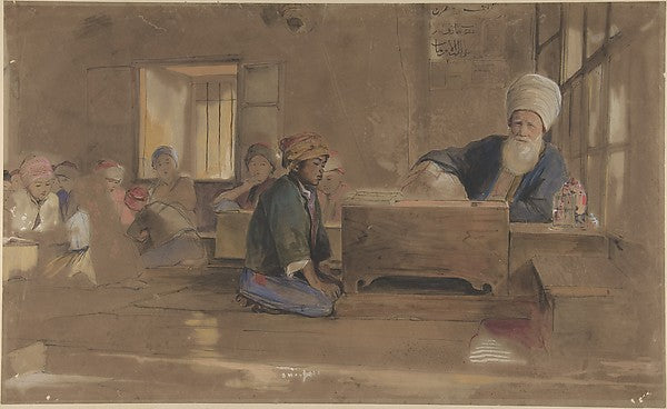 Arab School 1841–51-John Frederick Lewis,  Poster Print Wall Art