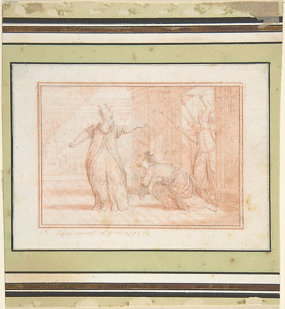 Study for a Book Illustration 1773-Charles Dominique Joseph Ei,  Poster Print Wall Art
