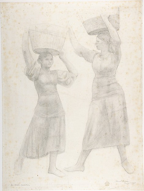 The Water Carriers 1895-James Harvard Thomas,  Poster Print Wall Art
