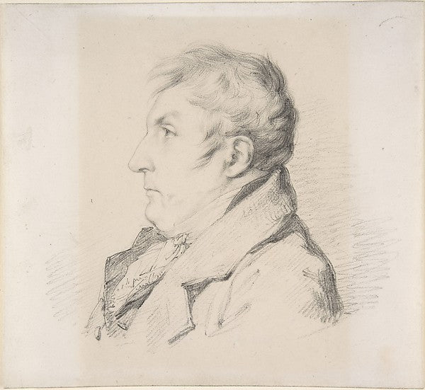 Portrait of Louis-Francois Bertin  l'ainé n.d.-Anne Louis Giro, Poster Print