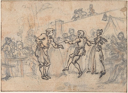 Study for an Engraving of "Songs in the Opera of Flora" 18th c,16x12"(A3) Poster