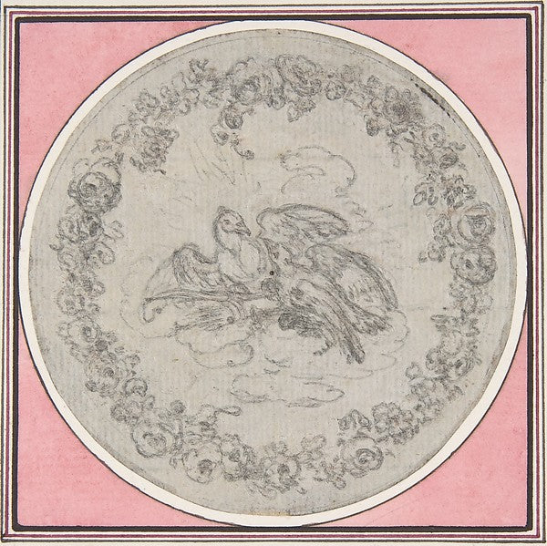 Design for a Box-Lid 17th cent-Hubert François Gravelot,16x12"(A3) Poster