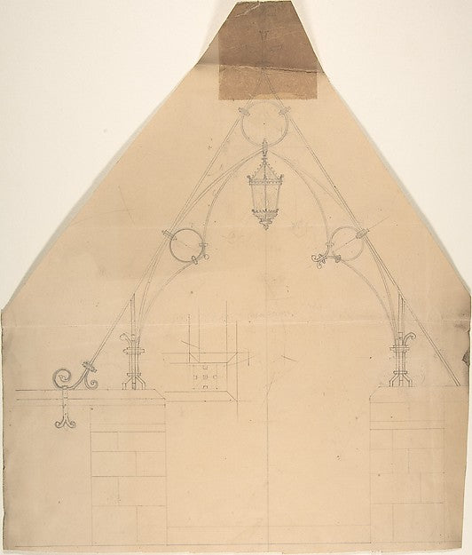 Design for Metalwork Supporting Church Ceiling and Suspended L,16x12