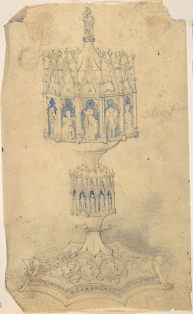 Liturgical Incense Burner second half 19th cent-Anonymous, Bri,  Poster Print Wall Art