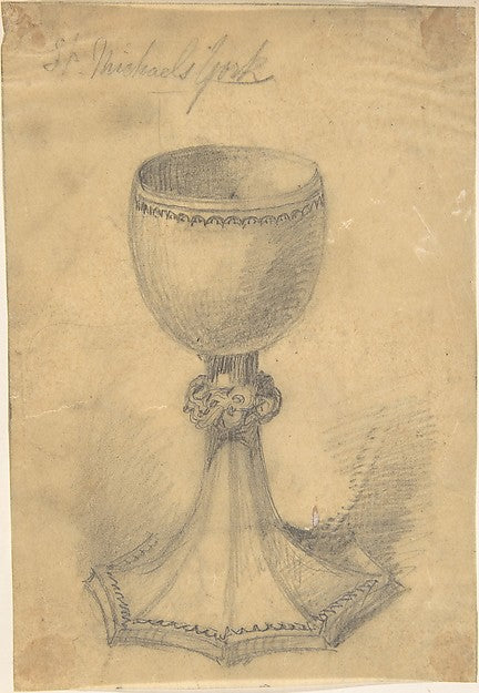 Chalice from St. Michael's York second half 19th cent-Anonymou,  Poster Print Wall Art